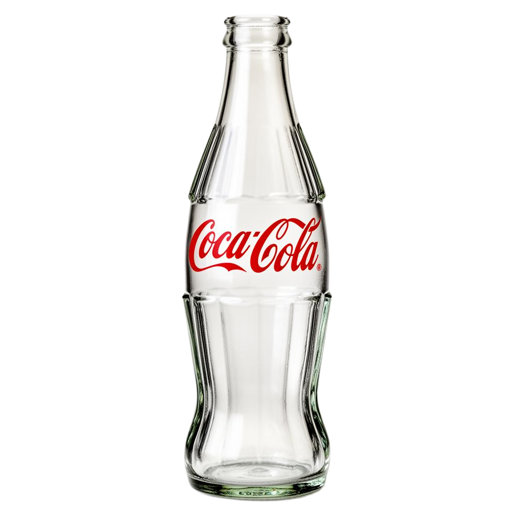 Empty Coca-Cola bottle